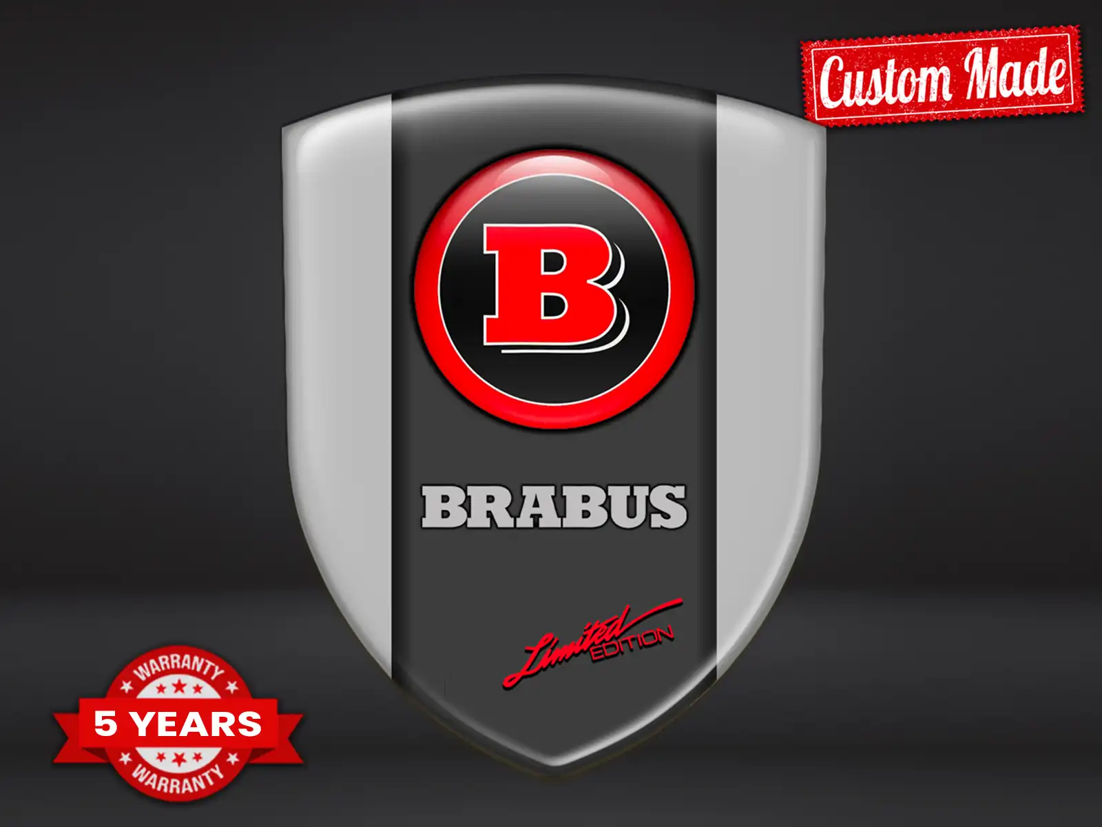 Brabus Autoaufkleber Professionell Stabil Modern